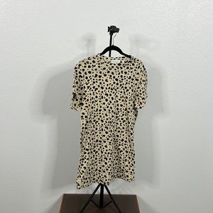 Cheetah Print Mini Dress Size S Worn 2x